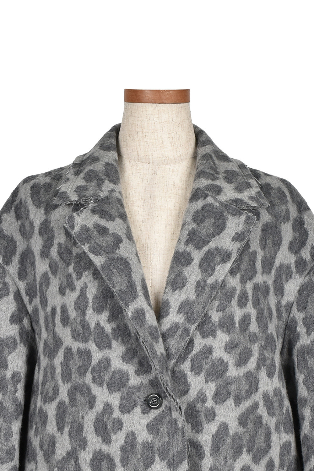 Leopard WOOL コート 詳細画像 ブラウン 6