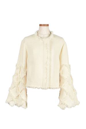 Fringe Tweed ジャケット
