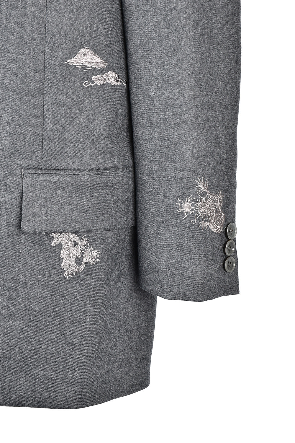 Dragon embroidery ジャケット 詳細画像 グレー 6