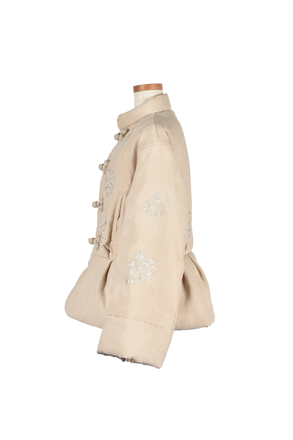 VintageFlower embroidery China ジャケット 詳細画像 ブラック 3