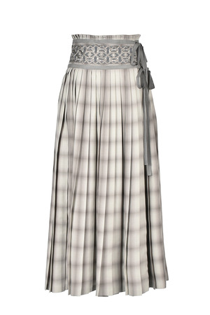 Braid Embroidery Pleats スカート