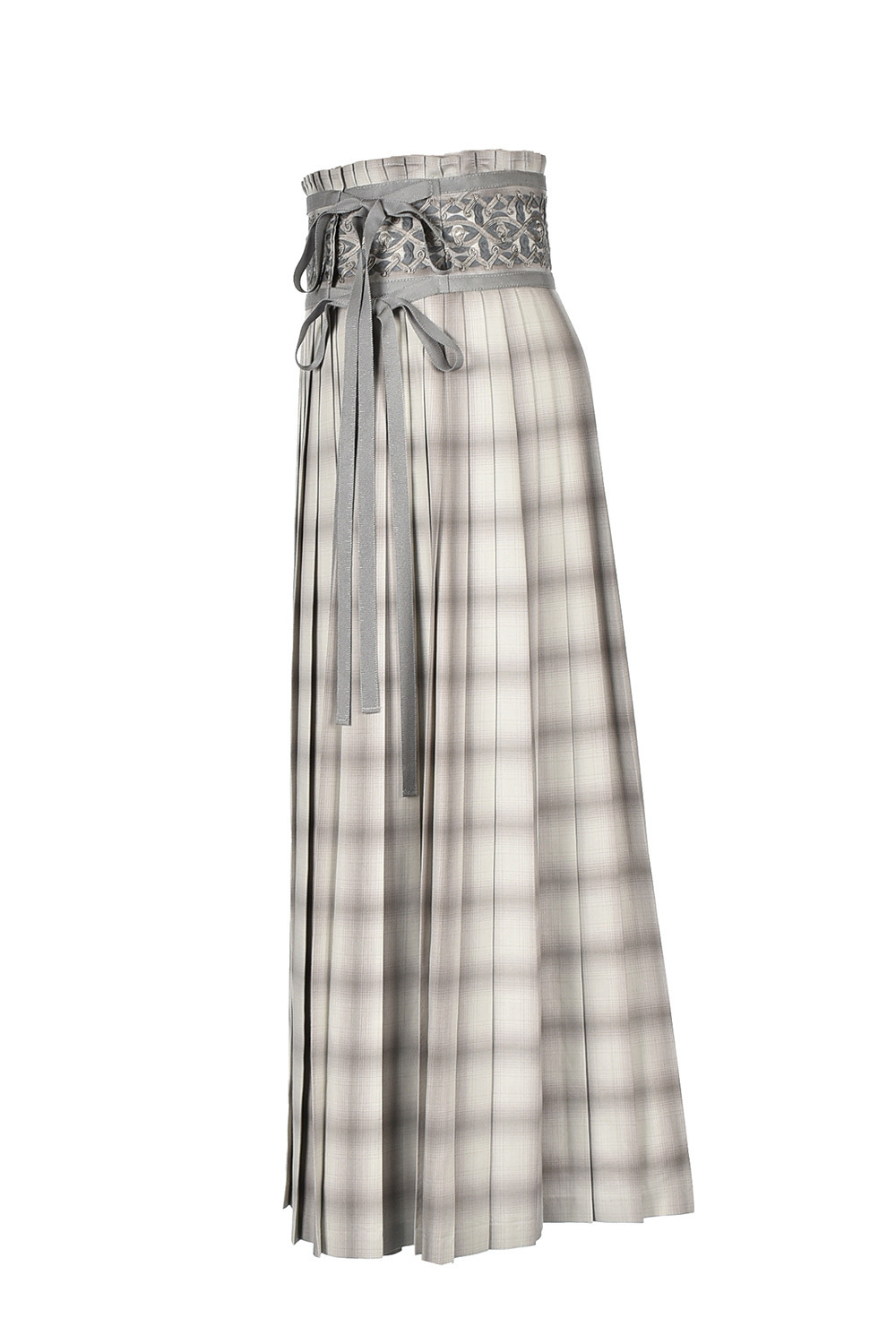 Braid Embroidery Pleats スカート 詳細画像 ネイビー 3