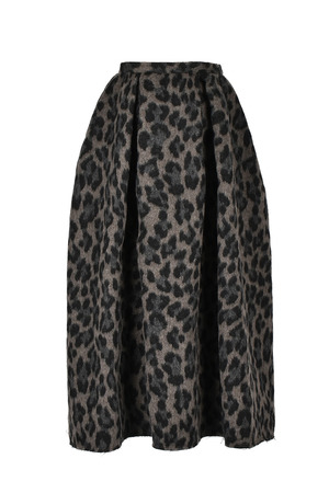 Leopard WOOL スカート