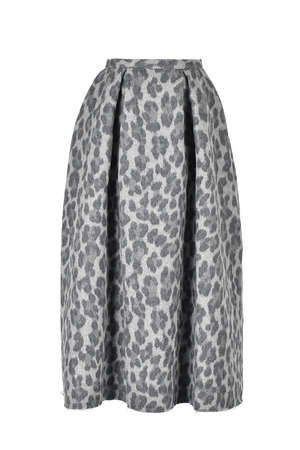 Leopard WOOL スカート