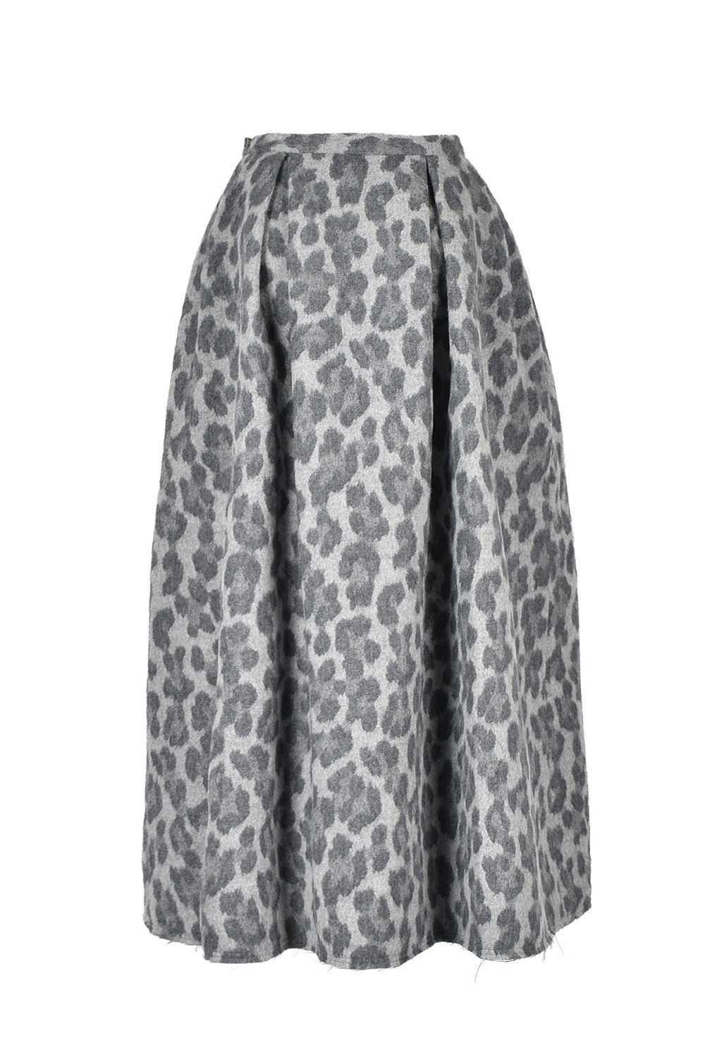 Leopard WOOL スカート 詳細画像 ブラウン 3