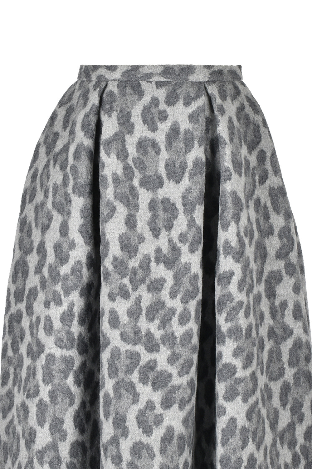 Leopard WOOL スカート 詳細画像 ブラウン 4