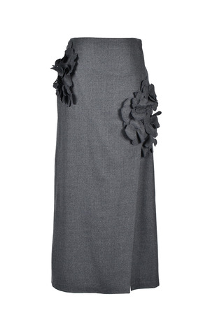 Flower Frill Wool スカート