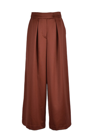 Wool Venetian Wide パンツ
