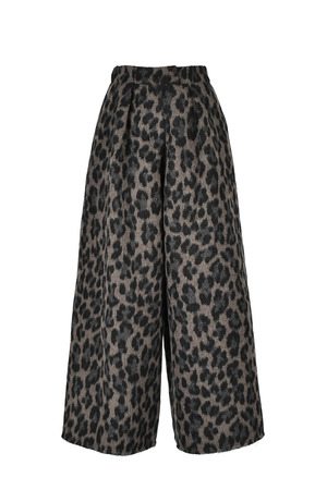 Leopard WOOL Wide パンツ