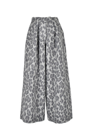 Leopard WOOL Wide パンツ
