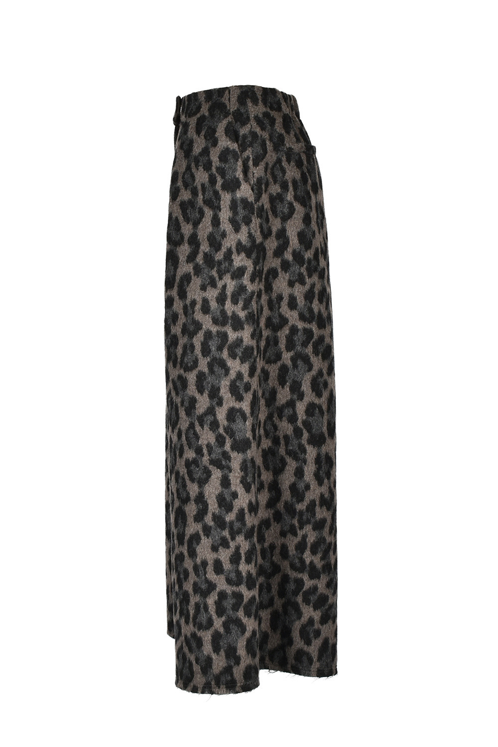 Leopard WOOL Wide パンツ 詳細画像 ブラウン 3