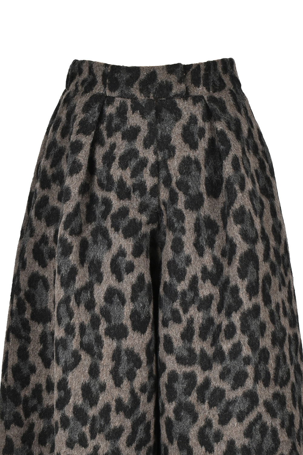 Leopard WOOL Wide パンツ 詳細画像 ブラウン 5