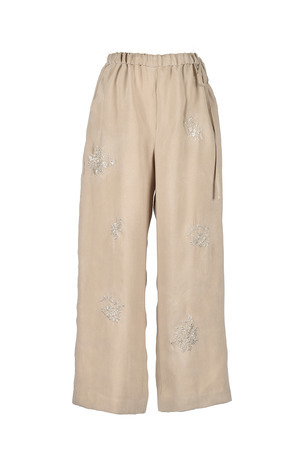 VintageFlower embroidery パンツ