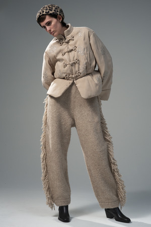Fringe Knit パンツ