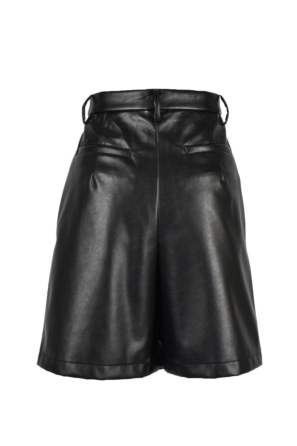 Synthetic Leather Short パンツ 詳細画像 ブラック 2