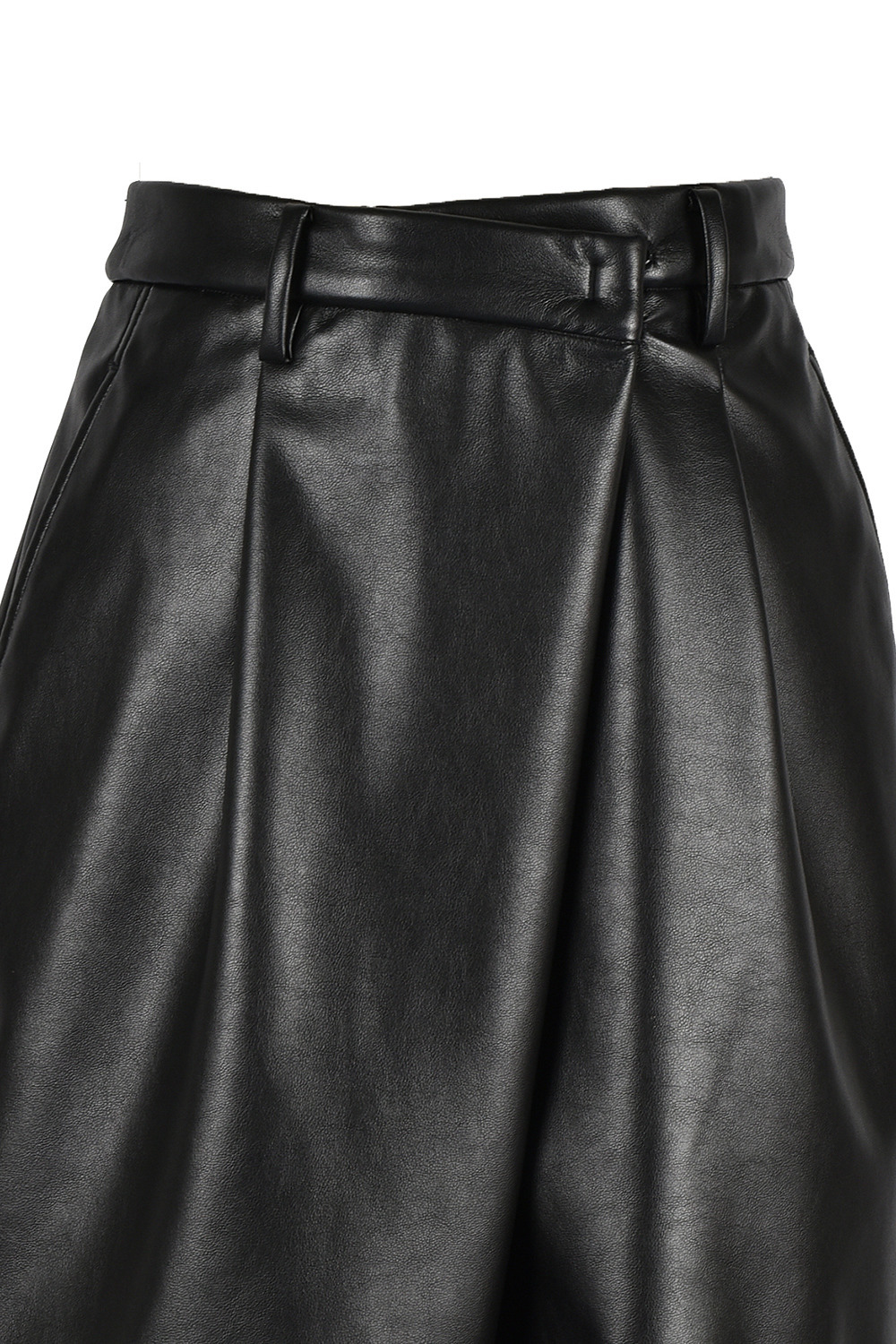 Synthetic Leather Short パンツ 詳細画像 ブラック 3