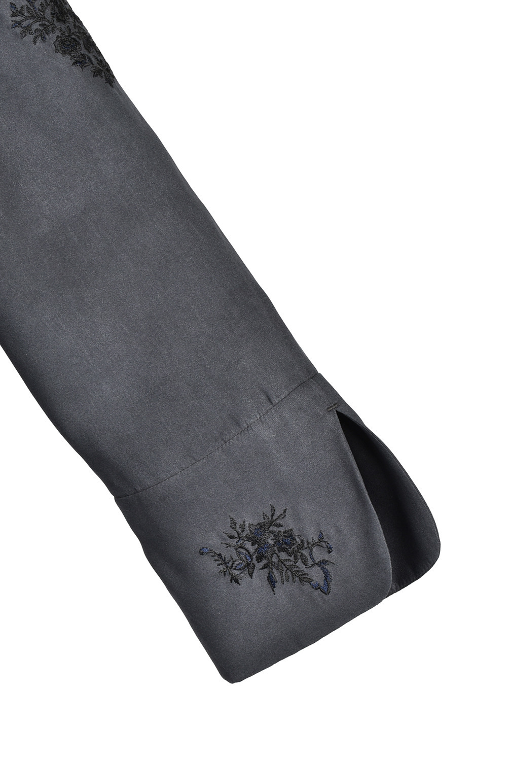 VintageFlower embroidery China ブラウス 詳細画像 ブラック 6