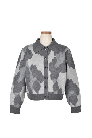 Leopard Knit Jacquard カーディガン