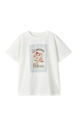 【LILY BROWN】Collaboration Lace Graphic Tシャツ
