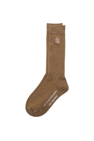 【LILY BROWN】Collaboration Logo lame rib ソックス
