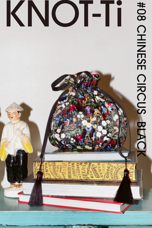 KNOT-Ti 巾着バッグ（Chinese circus）
