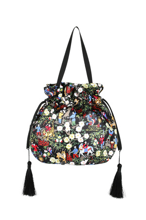 KNOT-Ti 巾着バッグ（Chinese circus）