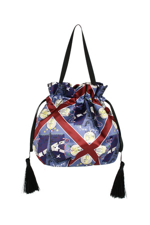 KNOT-Ti 巾着バッグ（Paris）