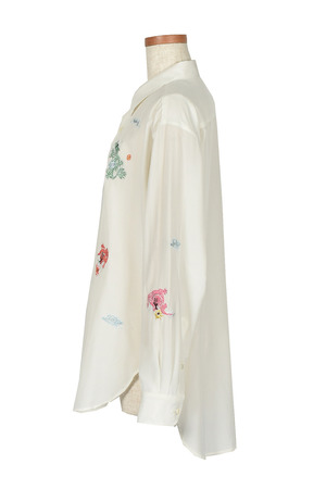 Dragon embroidery Silk シャツ｜KEITAMARUYAMA OFFICIAL ONLINE