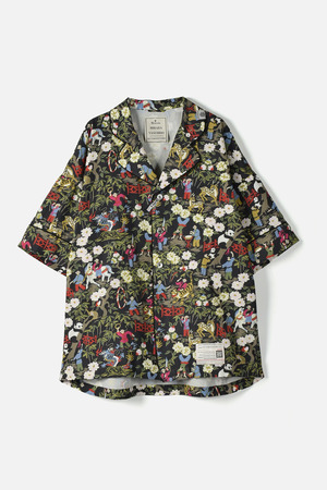 【Maison MIHARA YASUHIRO】Collaboration "Chinese Circus" Open Collar シャツ