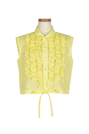Nosleeve Frill シャツ
