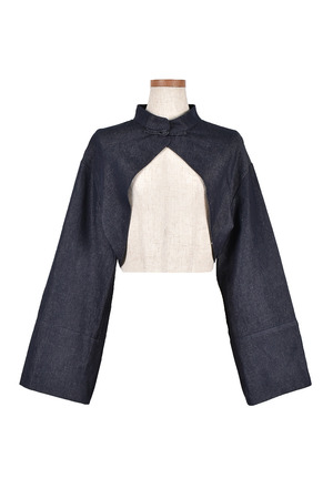 【YUMIE KAZAMA】Collaboration Denim Shirt ボレロ