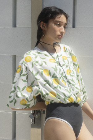 【styling/】Collaboration LEMON Print Tシャツ