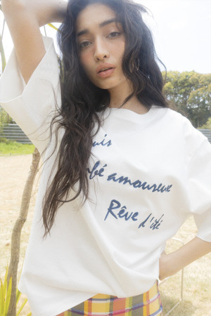 【styling/】Collaboration Embroidery Tシャツ