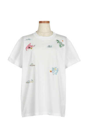 Dragon embroidery Tシャツ