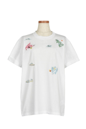 Dragon embroidery Tシャツ