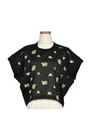Mimosa embroidery Tシャツ