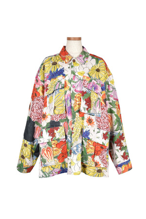 【RISOUBACHI】Print カバーオール