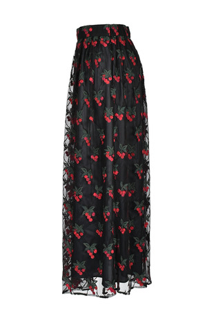 Cherry Embroidery Tulle スカート｜KEITAMARUYAMA OFFICIAL ONLINE STORE