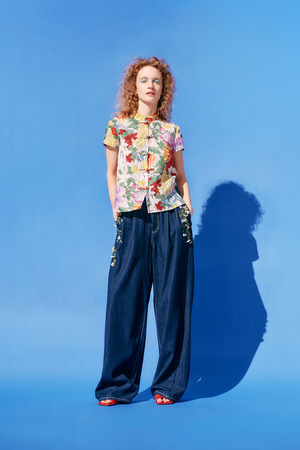 RISOUBACHI】Print China ブラウス｜KEITAMARUYAMA OFFICIAL ONLINE STORE