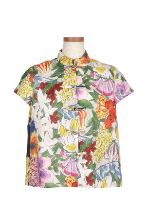 【RISOUBACHI】Print China ブラウス