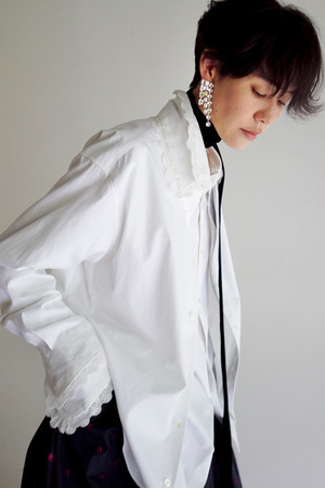 Lace Collar シャツ