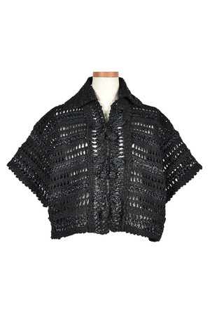 Cherry Motif Crochet シャツ