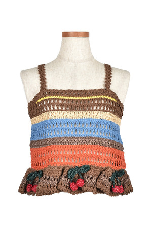Cherry Motif Crochet キャミソール