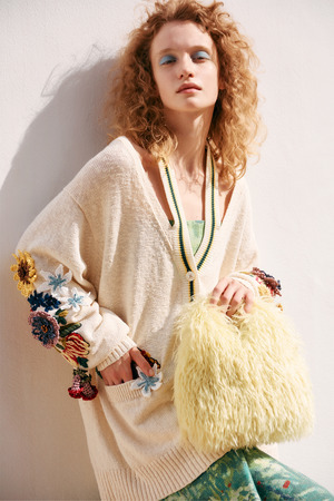 Tilden Embroidery Knit カーディガン