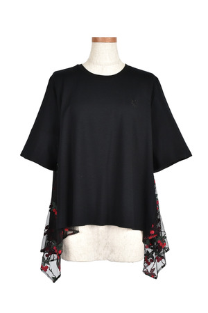 Cherry Tulle Docking Tシャツ