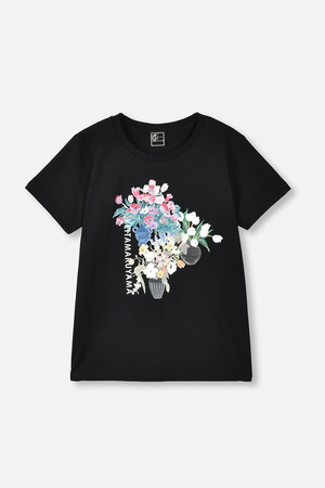 Vase of Flowers Print Tシャツ