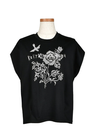 Cross Stitch Print Tシャツ