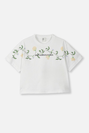 Botanical Flower Print Tシャツ