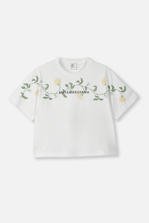 Botanical Flower Print Tシャツ