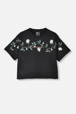 Botanical Flower Print Tシャツ
